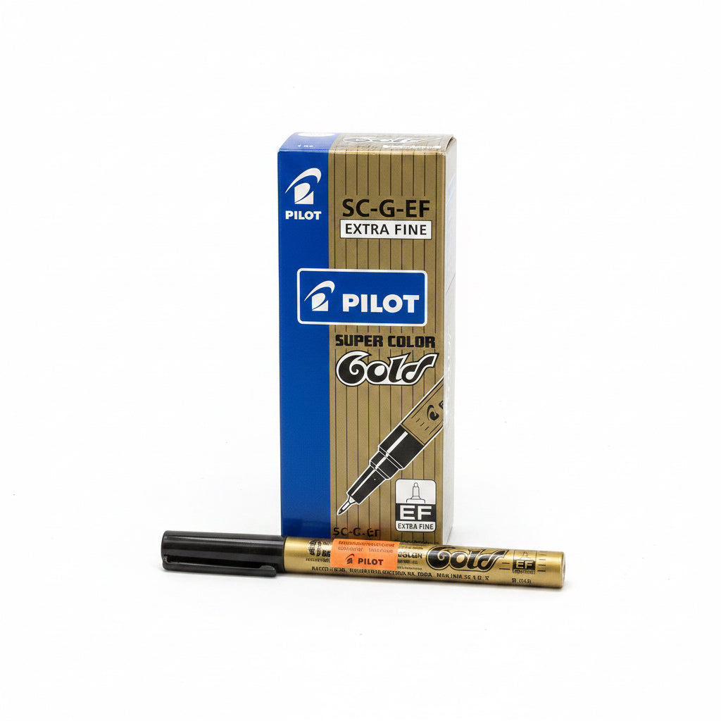 Pilot SUPER COLOR Gold SC-G-EF Gold x12 / بايلوت سوبر كولور SC-G-EF ذهبي ×12