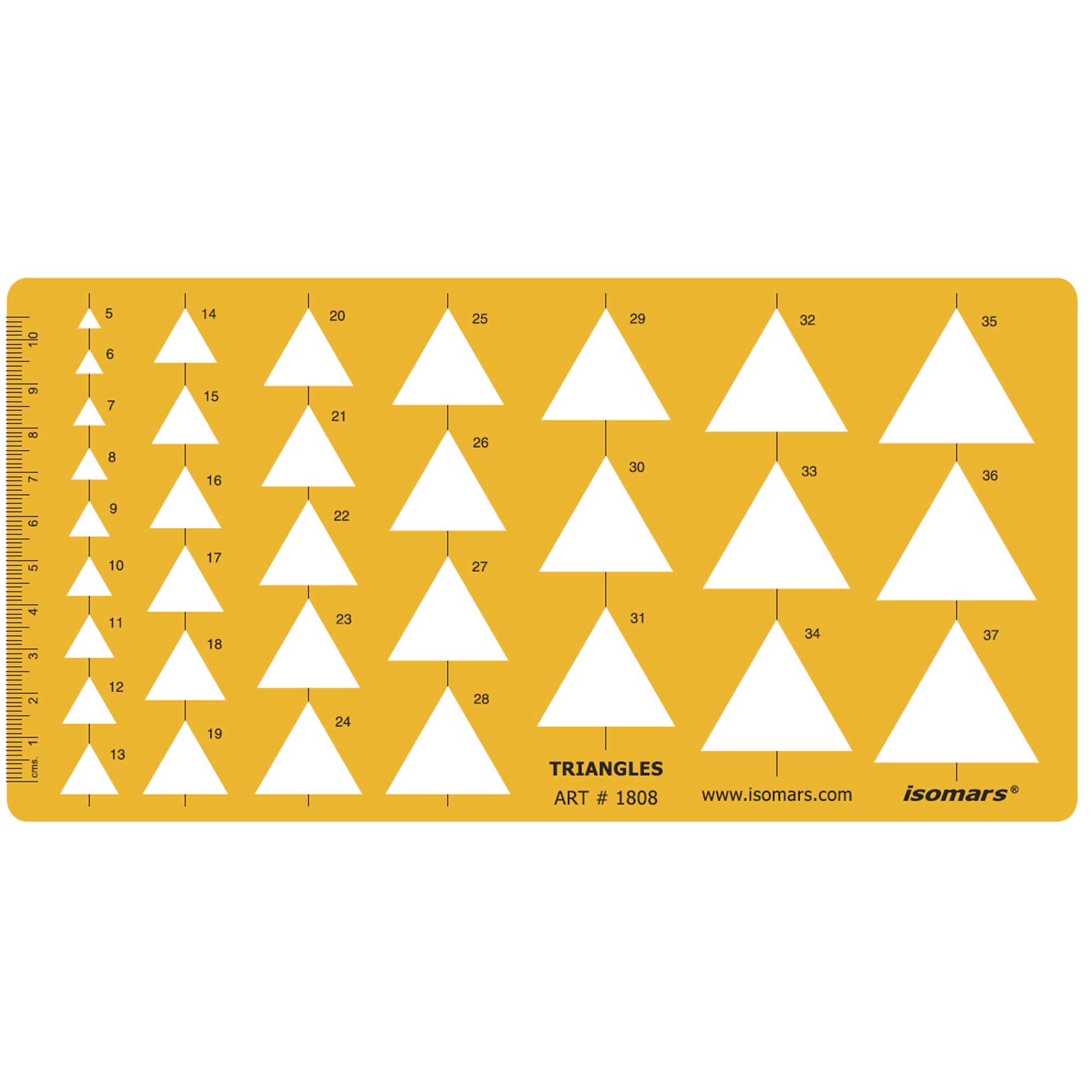 isomars Triangle template / قالب مثلث من إيزومارس
