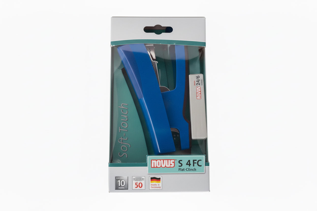 NOVUS S 4FC Flat-clinch Stapler / دبّاسة نوفوس S 4FC إغلاق مسطح