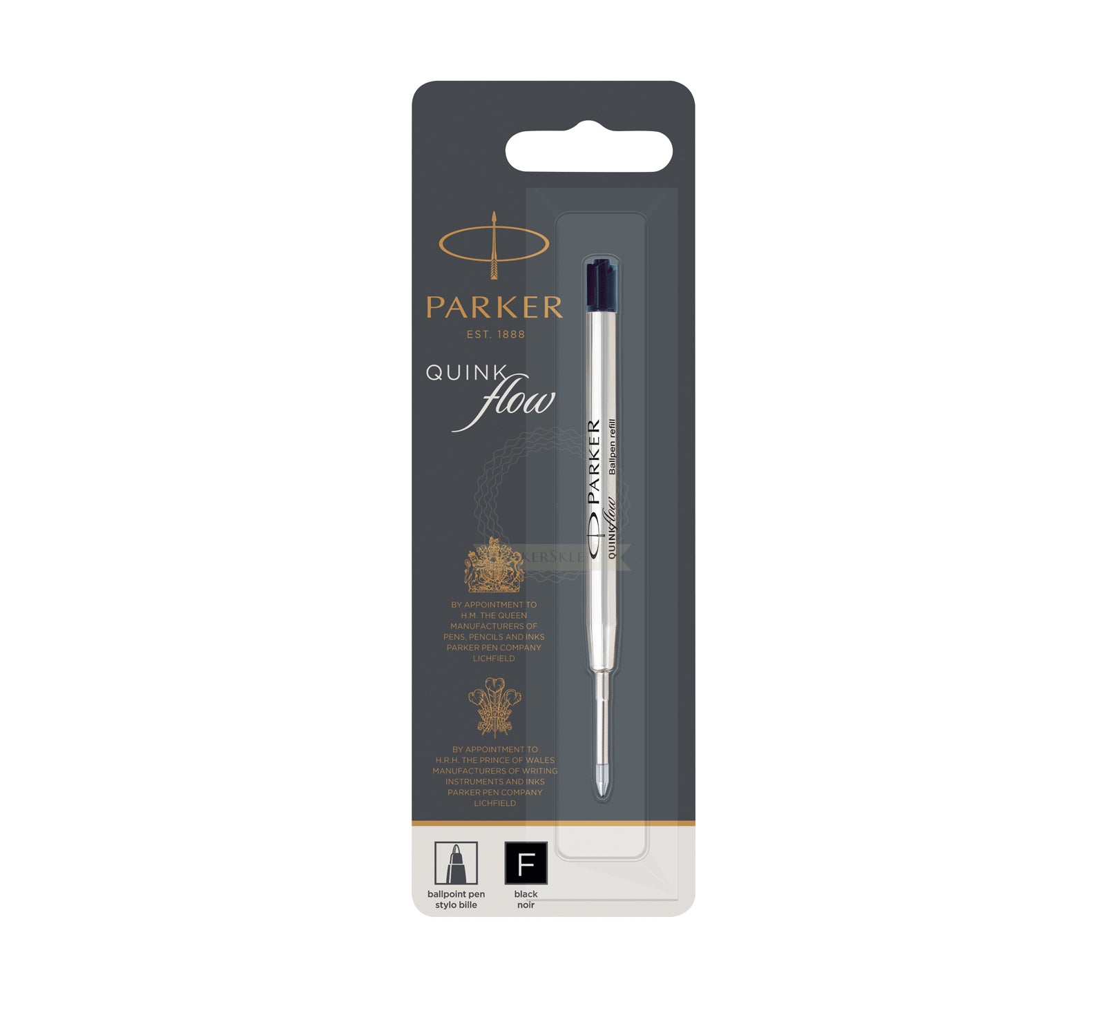 PARKER Ballpoint Refill Black F
