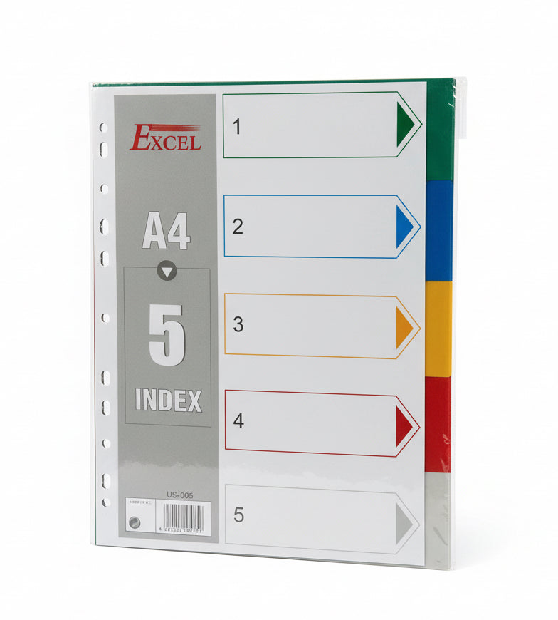 Excel 5 Divider A4 / فواصل إكسل 5 ‏A4