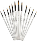 Keep smiling Nylon Artist Brush 12 pcs / فرش فنية نايلون "كيب سمايلينج" – 12 قطعة