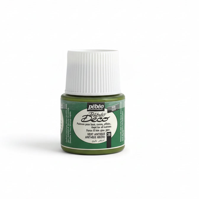 pebeo deco peinture 28 antique Green / بيبو ديكو طلاء أخضر عتيق 28