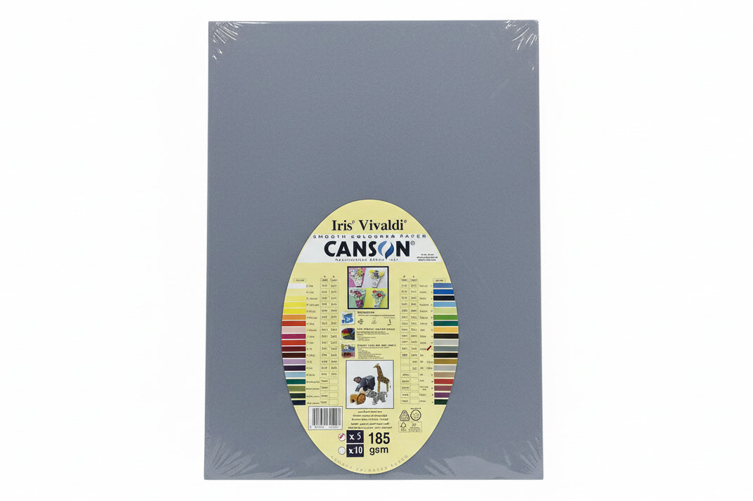 Vivaldi Canson paper 185 gsm 5x / ورق كانسون فيفالدي 185 جم/م² ×5