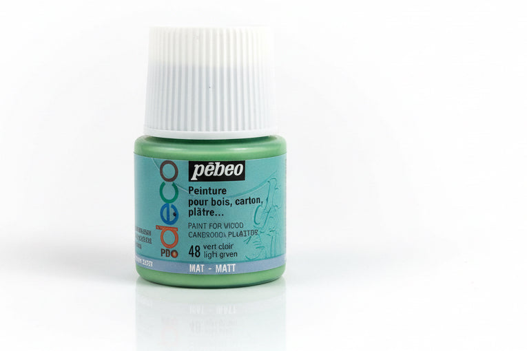 pebeo deco peinture 48 Light Green / بيبو ديكو طلاء أخضر فاتح 48