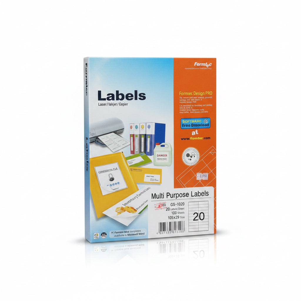 Formtec multi purpose labels GS-1020 / ملصقات متعددة الأغراض فورمتك GS-1020