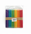 Colored Wooden Craft Sticks Thin / عيدان خشبية ملوّنة رفيعة للأعمال اليدوية