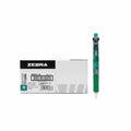 ZEBRA Clip-On Multi Multifunctional Pen – Pack of 10 – Green Barrel / زيبرا عنصر متعدد الوظائف مشبك متعدد ×10 – هيكل أخضر