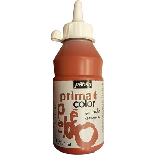 pebeo prima color gouache tempera Burnt sienna 250 ml / جل جليتر Pebeo باييت أحمر 250 مل