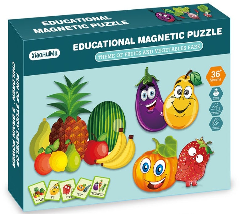 EDUCATIONAL MAGNETIC PUZZLE / لغز مغناطيسي تعليمي