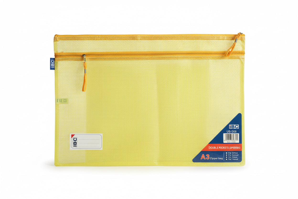 IBC Zipper Bag A3 / كيس بسحاب IBC مقاس A3