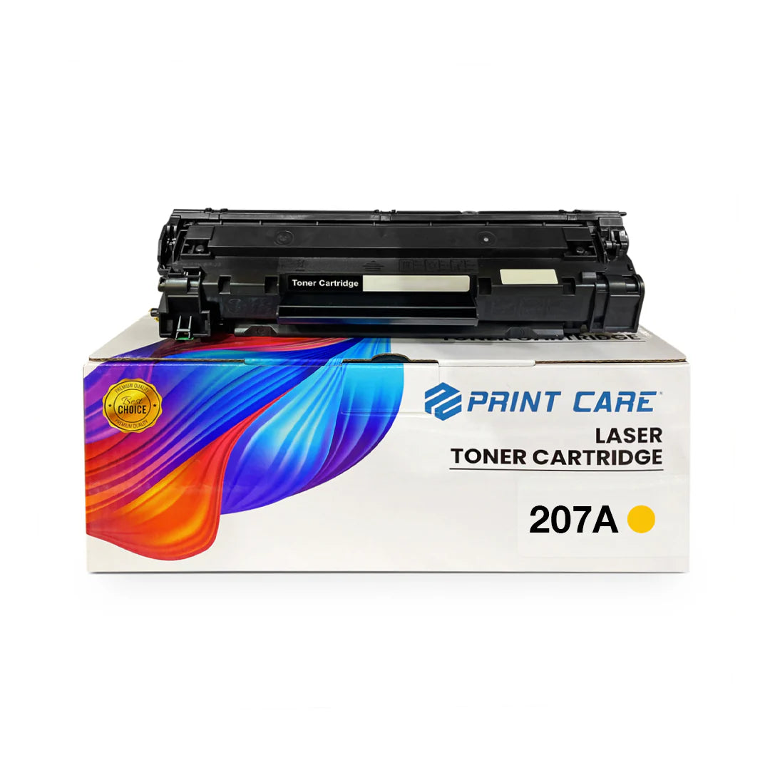 Print Care LASER TONER CARTRIDGE YELLOW/ W2212A/207A / خرطوشة حبر ليزر Print Care ‏W2212A/207A