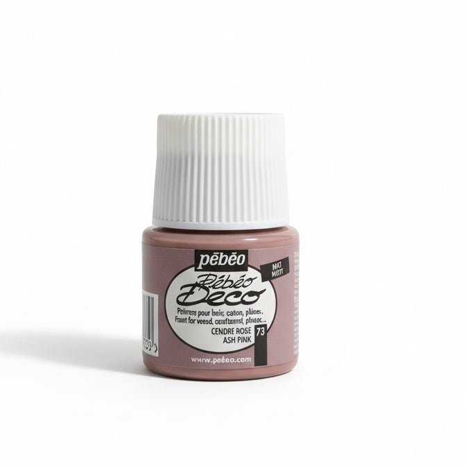 pebeo deco peinture 73 ash pink / بيبو ديكو طلاء وردي رمادي 73