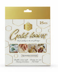 Gold leaves 25 Pcs / أوراق ذهب للتذهيب 25 قطعة