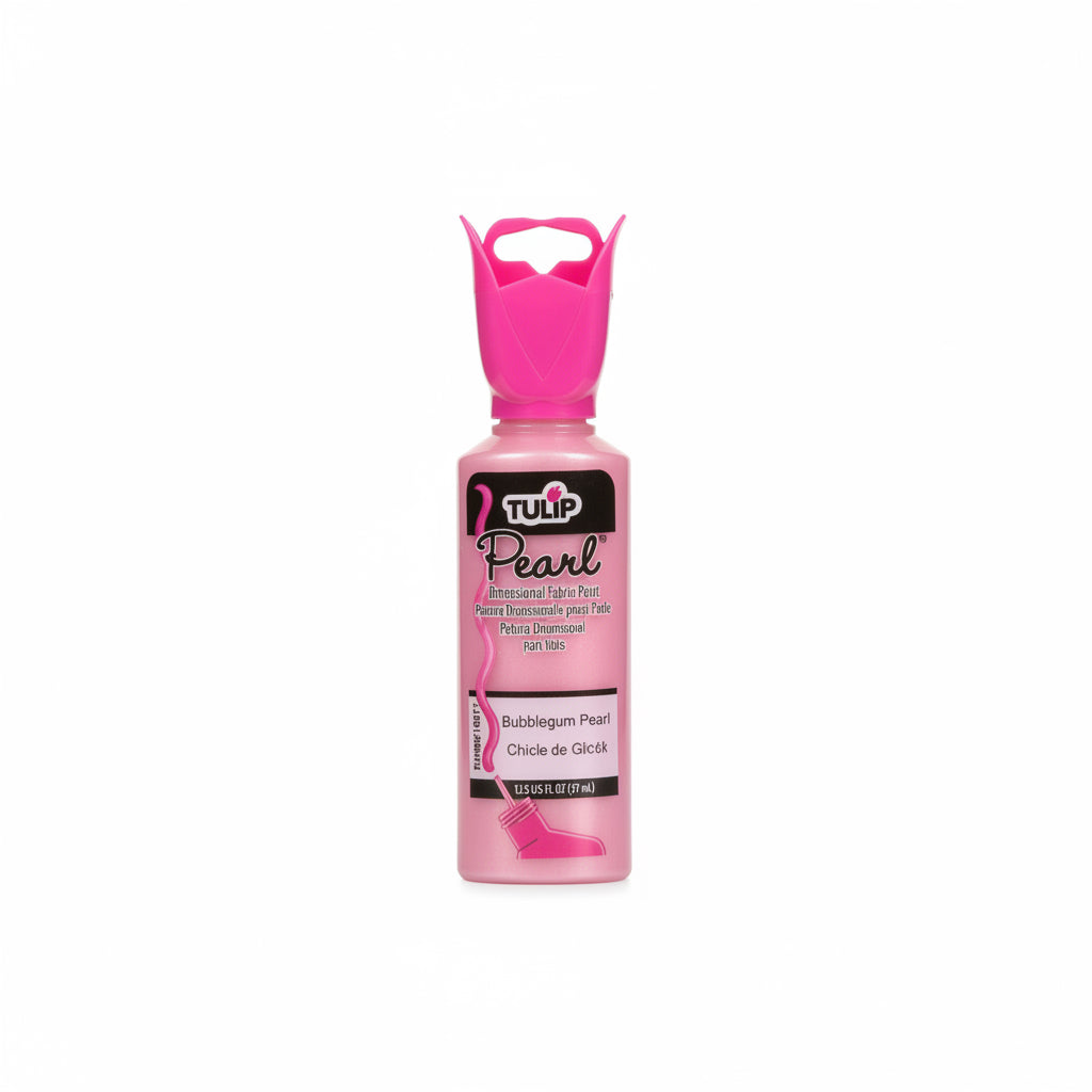 Tulip Pearl Fabric Paint Bubblegum Pearl 37ml