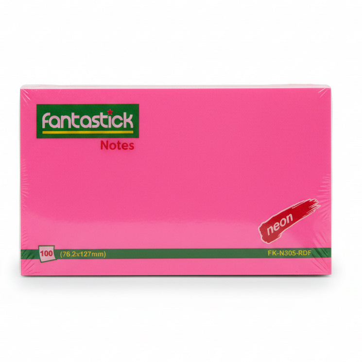 fantastick 100 notes Neon Pink/ فانتاستِك 100 ورقة ملاحظات نيون