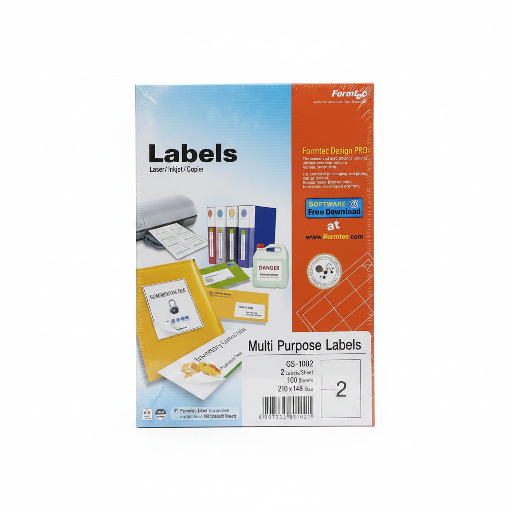 Formtec multi purpose labels GS-1002 / ملصقات متعددة الأغراض فورمتك GS-1002