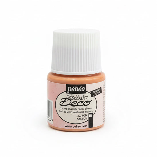 pebeo deco peinture 02 salmon / بيبو ديكو طلاء سلموني 02