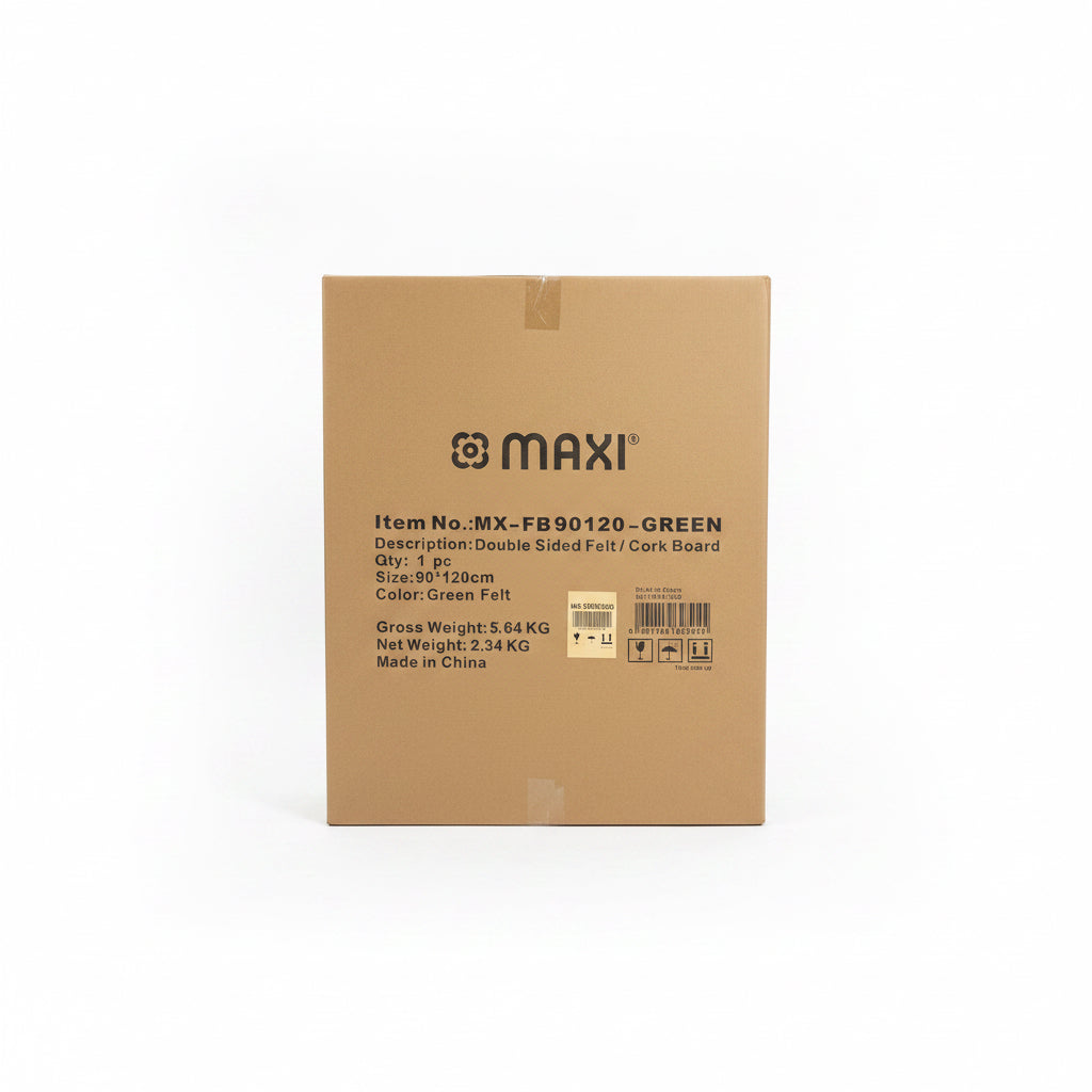 MAXI Double sided felt/cork board 90x120cm / لوح ماكسي مزدوج الوجه من اللباد/الفلين
