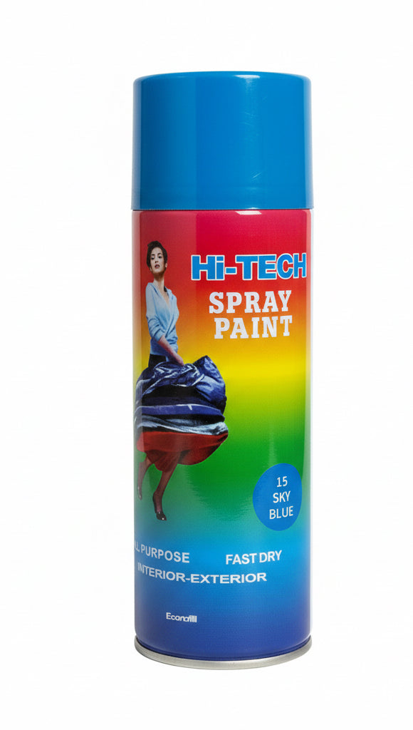 Hi-Tech Spray Paint Sky Blue / طلاء رش هاي-تك، أزرق سماوي