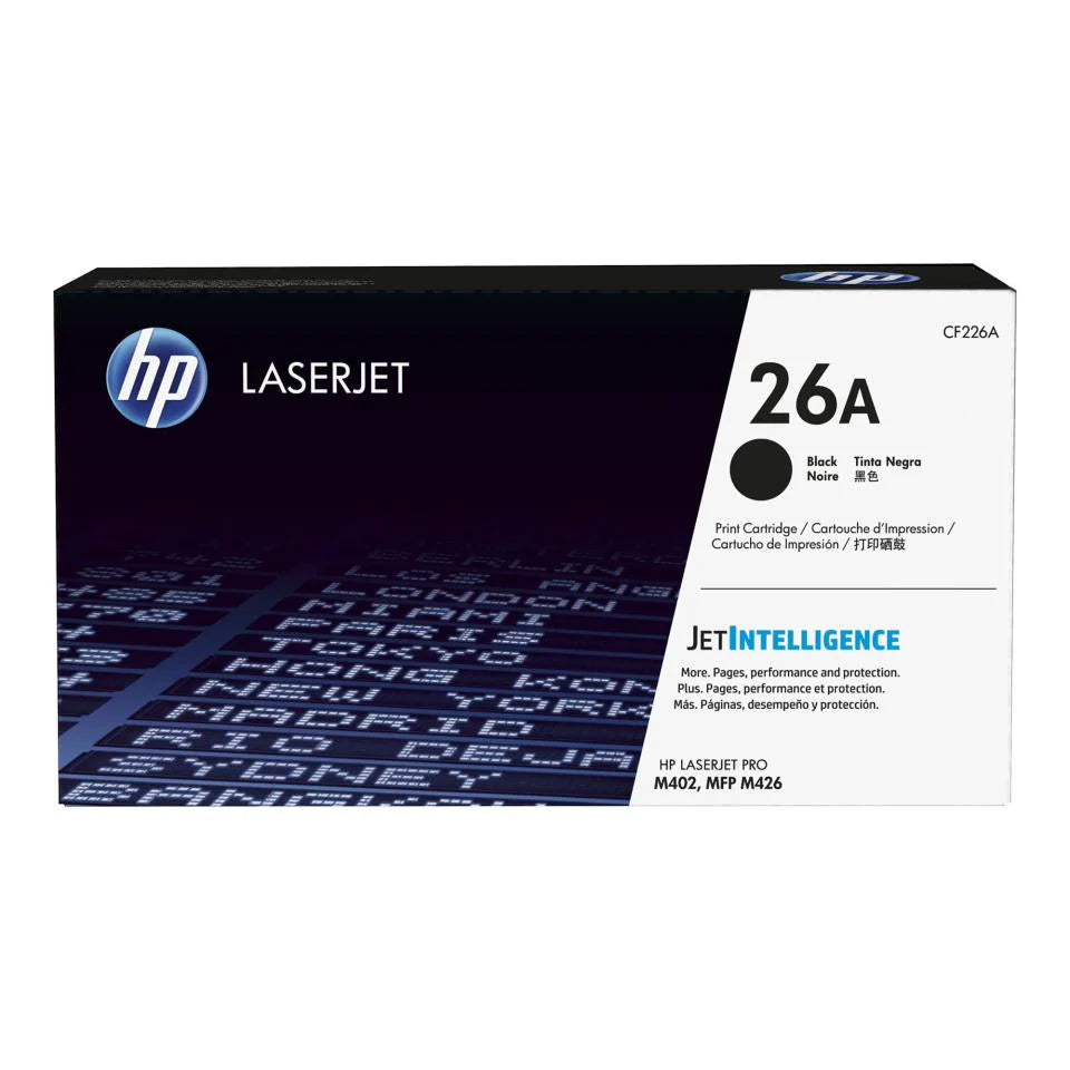 hp Print Cartridge 26A Black / خرطوشة طباعة hp ‏26A أسود