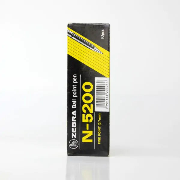 Zebra N-5200 FINE POINT (0.7mm) Black x10 / زيبرا N-5200 رأس دقيق 0.7مم أسود ×10
