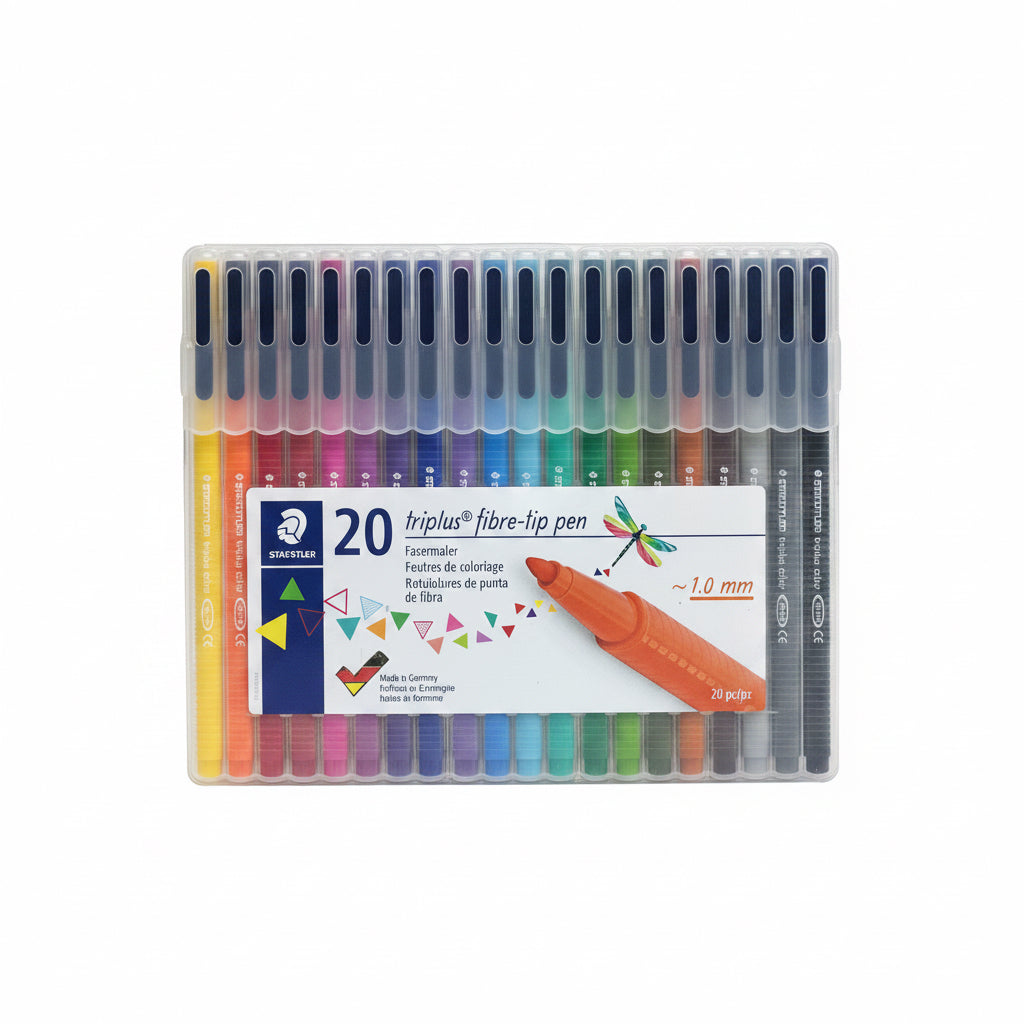 Staedtler 20 Triplus Fibre-Tip Pen / ستدلر 20 قلم ترايبلاس فايبر تيب