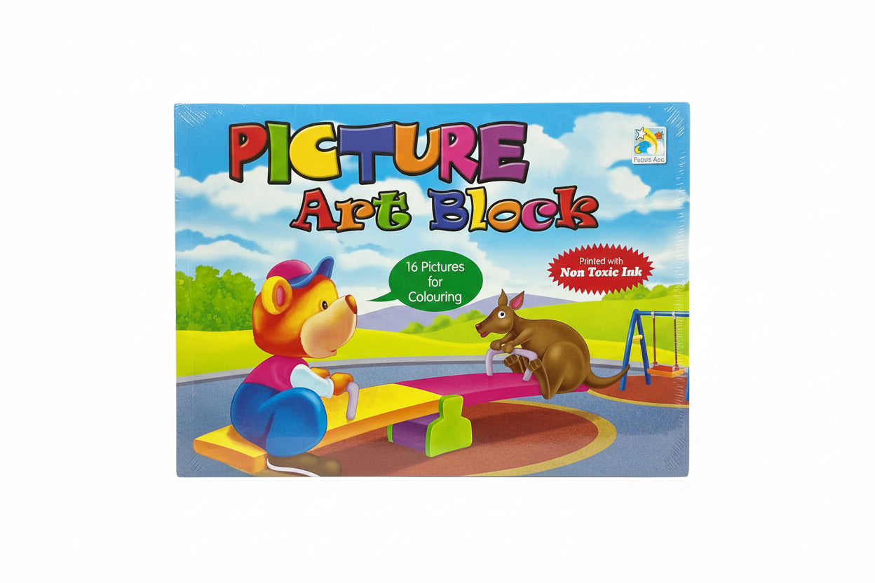 Picture art block Colouring / تلوين كتل الفن التصويري