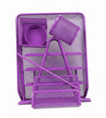 METAL MESH Office Set of 5 Pcs / طقم مكتب شبكة معدنية 5 قطع