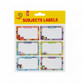 SUBJECT LABELS, 5 Sheets / ملصقات المواد، ٥ أوراق