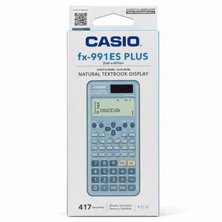 CASIO Calculator fx-991ES PLUS 2nd Edition Blue / آلة حاسبة كاسيو fx-991ES PLUS الإصدار الثاني