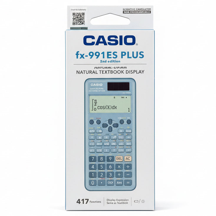 CASIO Calculator fx-991ES PLUS 2nd Edition Blue / آلة حاسبة كاسيو fx-991ES PLUS الإصدار الثاني
