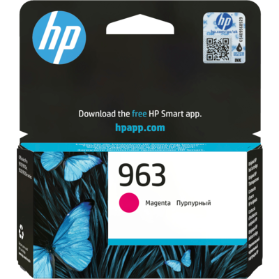 Original HP Ink Cartridge 963 Magenta 700* pages / خرطوشة حبر أصلية HP 963 أرجواني 700* صفحة
