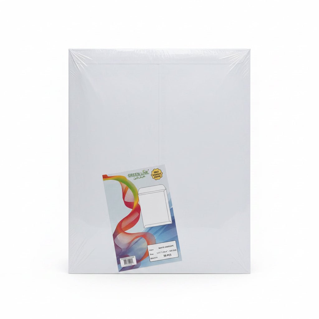 WHITE ENVELOPES 250 Pcs 17.5"x14.25" / أظرف بيضاء 250 قطعة