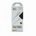 BG FAST CHARGING USB CABLE 2A / كابل USB شحن سريع BG ‏2A