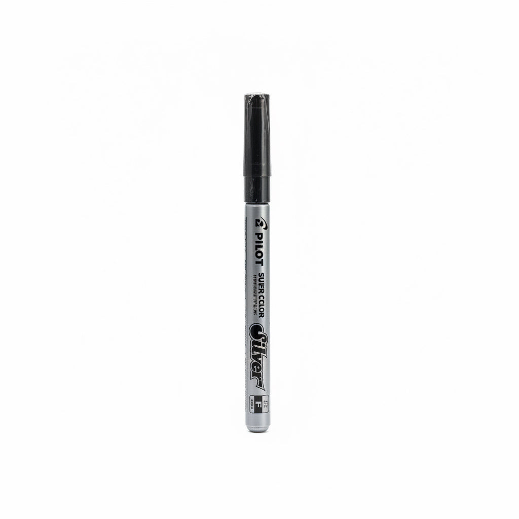 Pilot super color Silver - Fine / بايلوت سوبر كولور فضي رأس دقيق