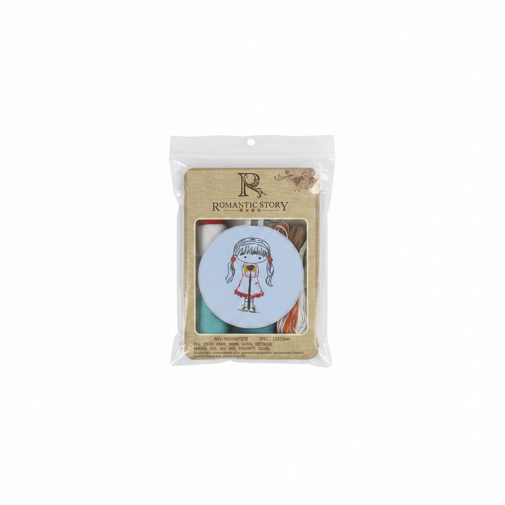 Minone embroidery – Little Girl Kit / تطريز مينون – طقم الفتاة الصغيرة
