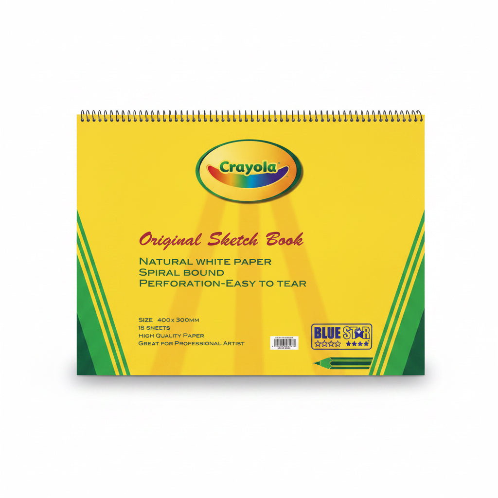 Crayola Original sketch Book 400x300mm / كرايولا دفتر سكتش أصلي 400×300مم