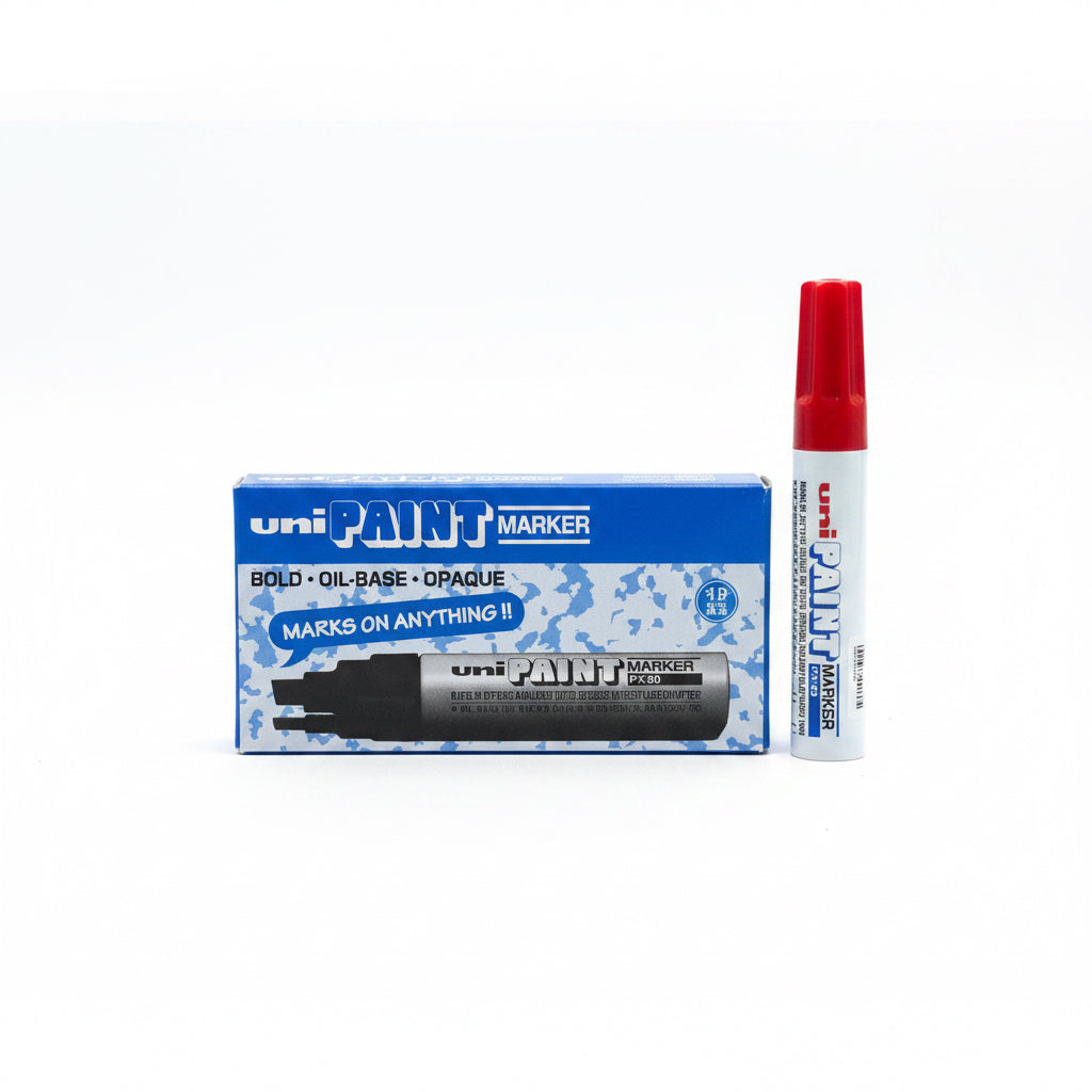 uni PAINT MARKER PX-30 BOLD x6 Red / يوني ماركر دهان PX-30 عريض ×6 أحمر