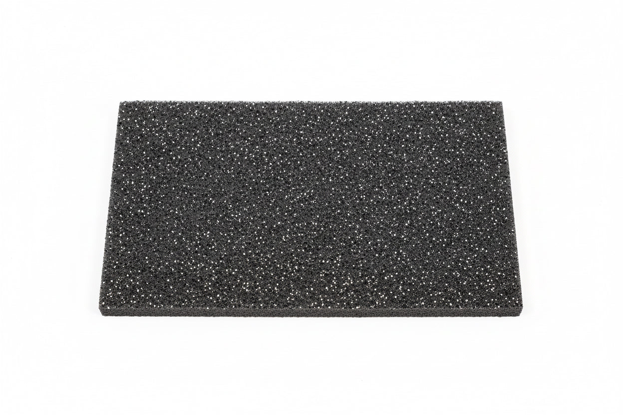 Glitter Foam Sheet A4 Black / أوراق فوم جليتر