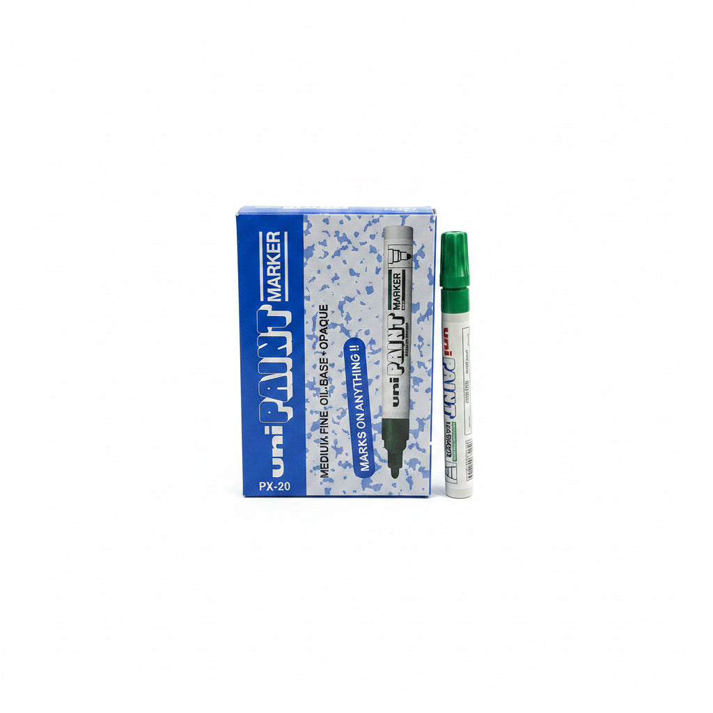 uni PAINT MARKER PX-20 Medium-Fine x12 Green / يوني ماركر دهان PX-20 متوسط-دقيق ×12 اخضر