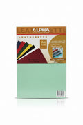 ALPHA LEATHERETTE A4, 100 Sheets Light Green / ورق جلدي صناعي ALPHA بحجم A4 – 100 ورقة، أخضر فاتح