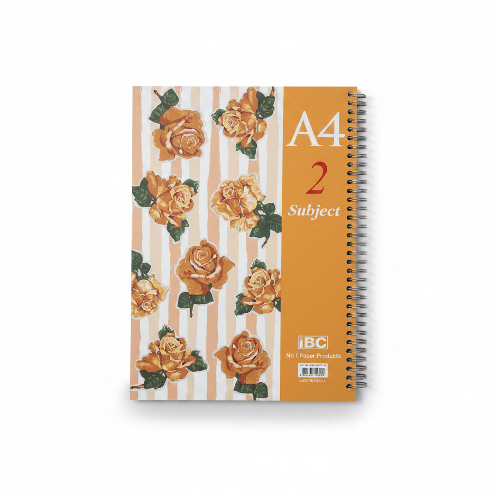 IBC A4 2 Subject NoteBook / دفتر IBC ‏A4 مادتان