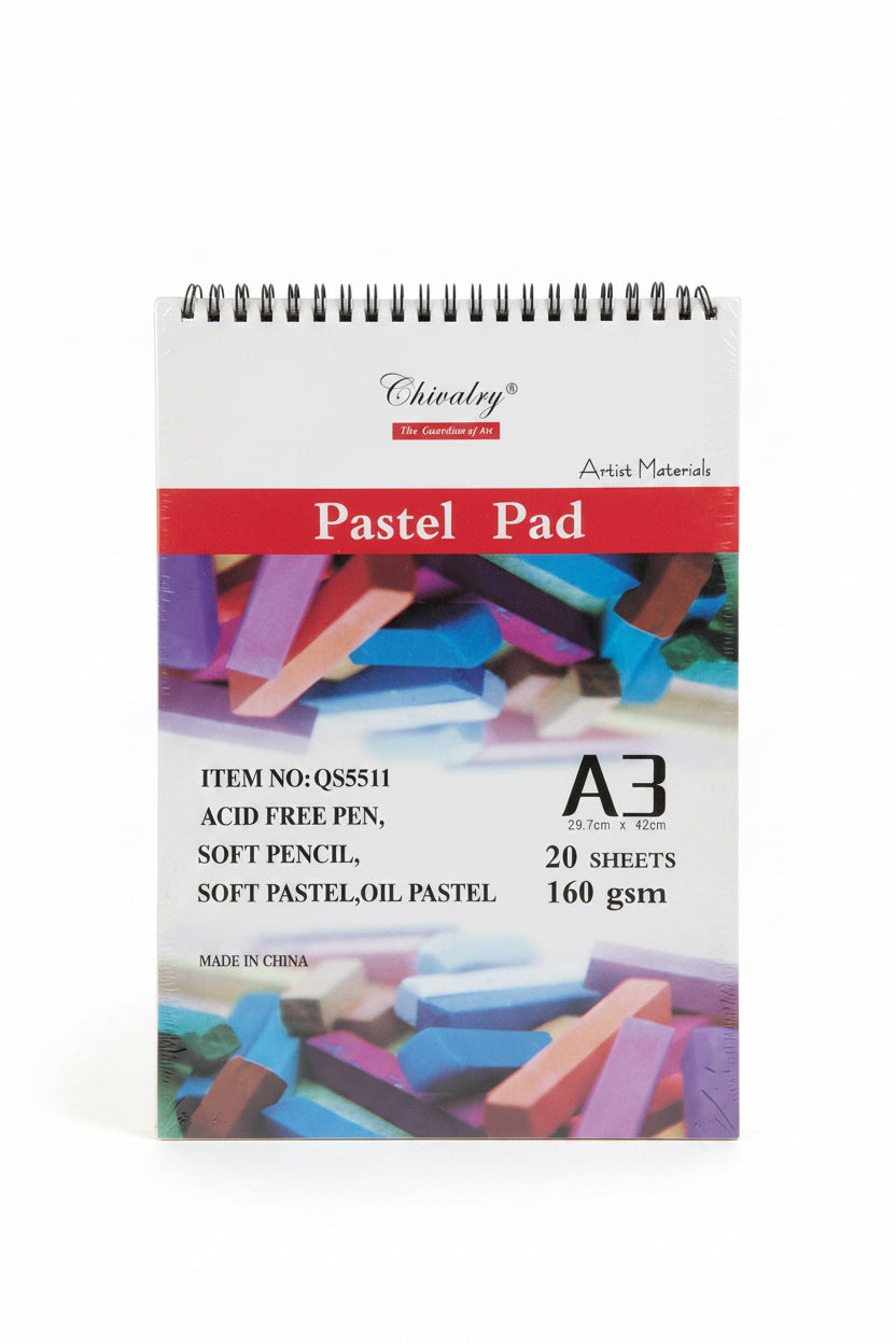 Chivalry Pastel Pad A3 20sheets 160gsm/ دفتر باستيل تشيفالري A3