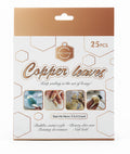 Copper leaves 25 Pcs / أوراق نحاس للتذهيب 25 قطعة