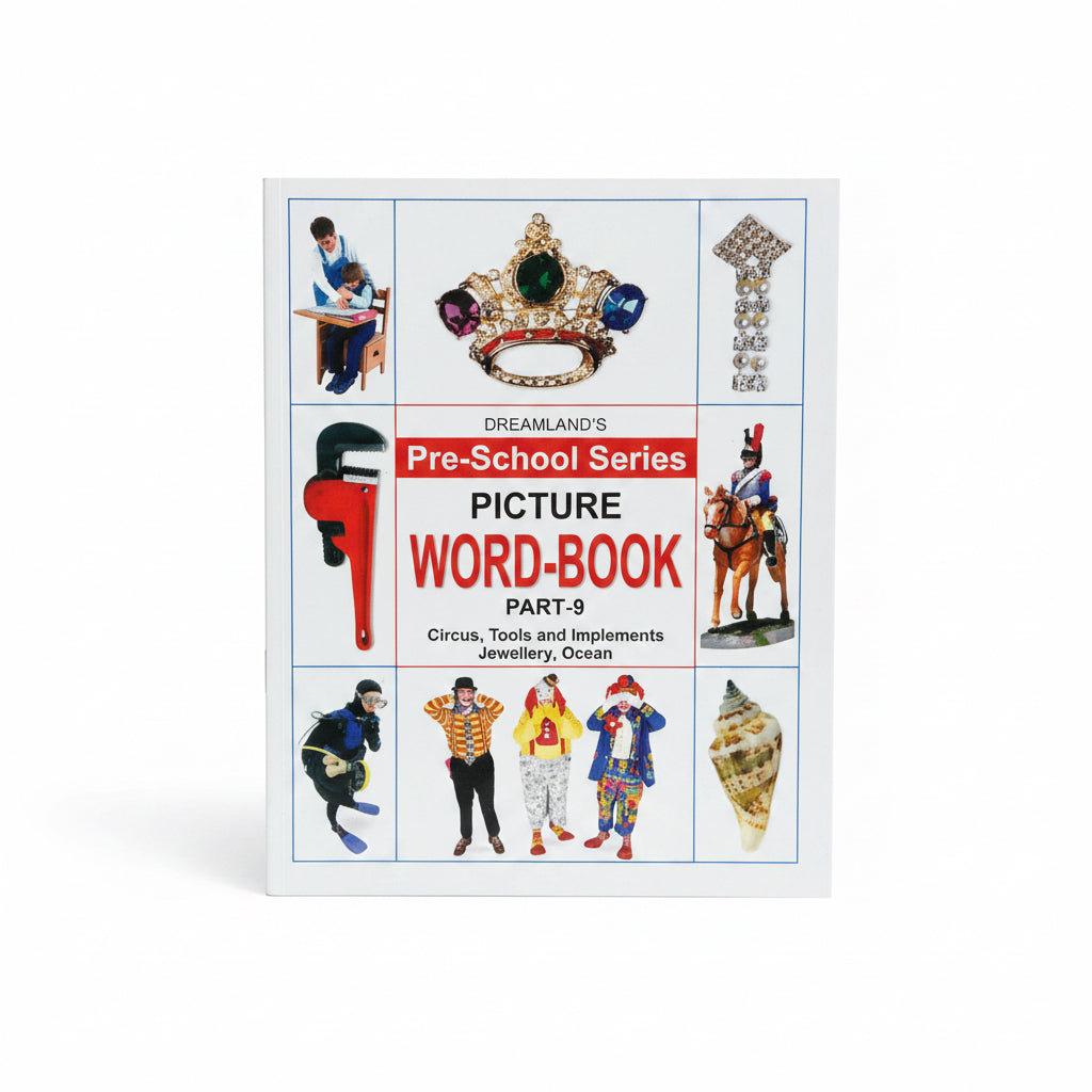 Pre‑School series Picture Word Book Circus, tools, Ocean Part 9 / سلسلة ما قبل المدرسة كتاب الكلمات المصورة: السيرك، الأدوات، المحيط الجزء 9