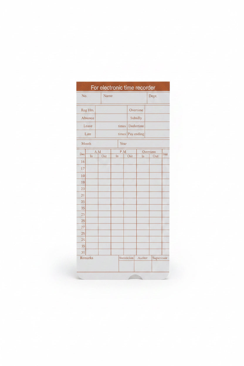 time recorder cards/ كروت دوام