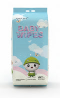 BABY WIPES 64 Pcs, 8 pcs x 8packs /  قطع × 8 عبوات مناديل مبللة للأطفال – 64 قطعة