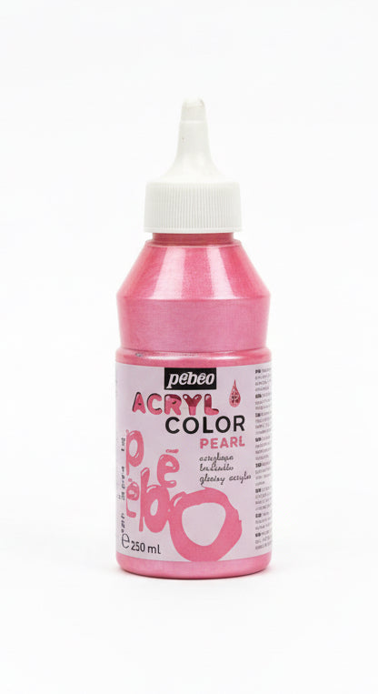 Pebeo Acryl Color Pearl Acrylic Paint 250 ml / بيبو ألوان أكريليك لؤلؤية 250 مل