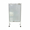 Metal-framed Standing Whiteboard / سبورة بيضاء قائمة بإطار معدني